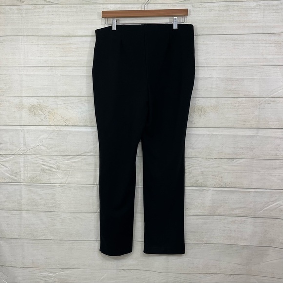 Chico’s Black Fabulously Slimming Pull On Stretch Knit Pants - Picture 7 of 9